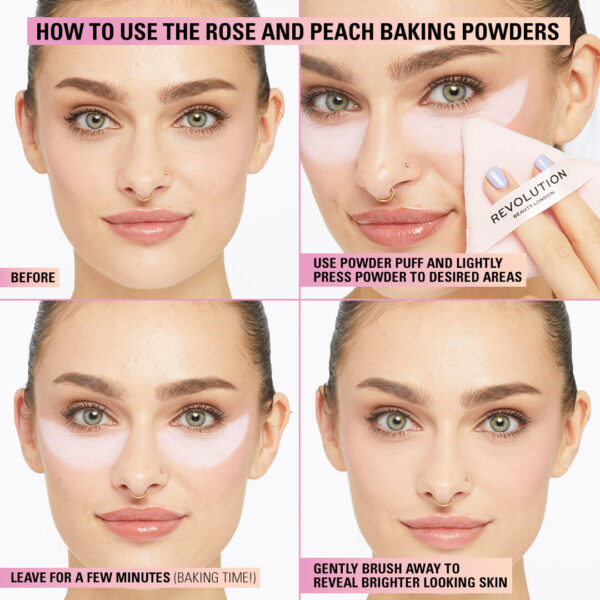 Revolution Loose Baking Powder Rose 02